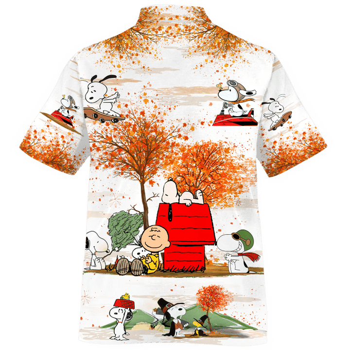 Snoopy Autumn Time Hawaiian Shirt1