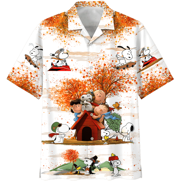 Snoopy Autumn Time Hawaiian Shirt -BBS