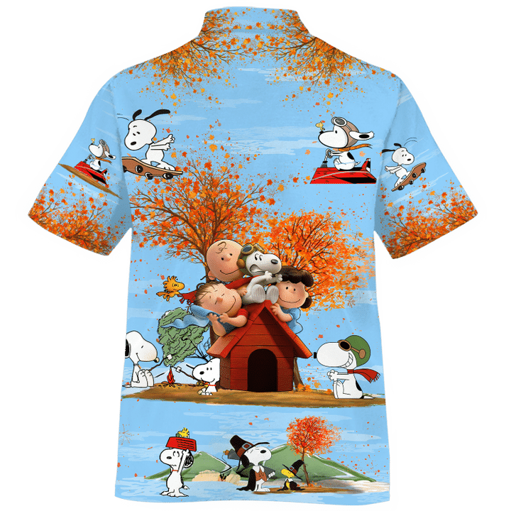 Snoopy Autumn Time Hawaiian Shirt5