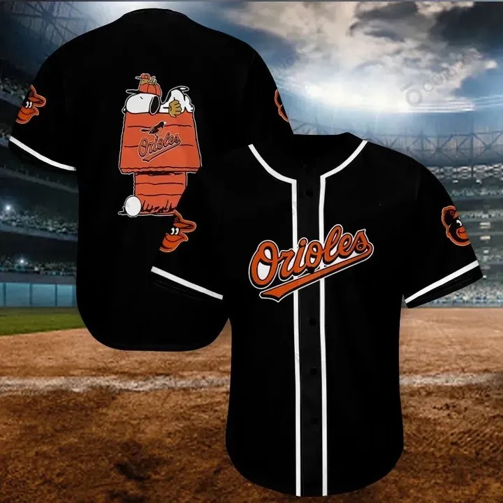 Snoppy Baltimore Orioles Baseball Jersey Shirt – Hothot 180821