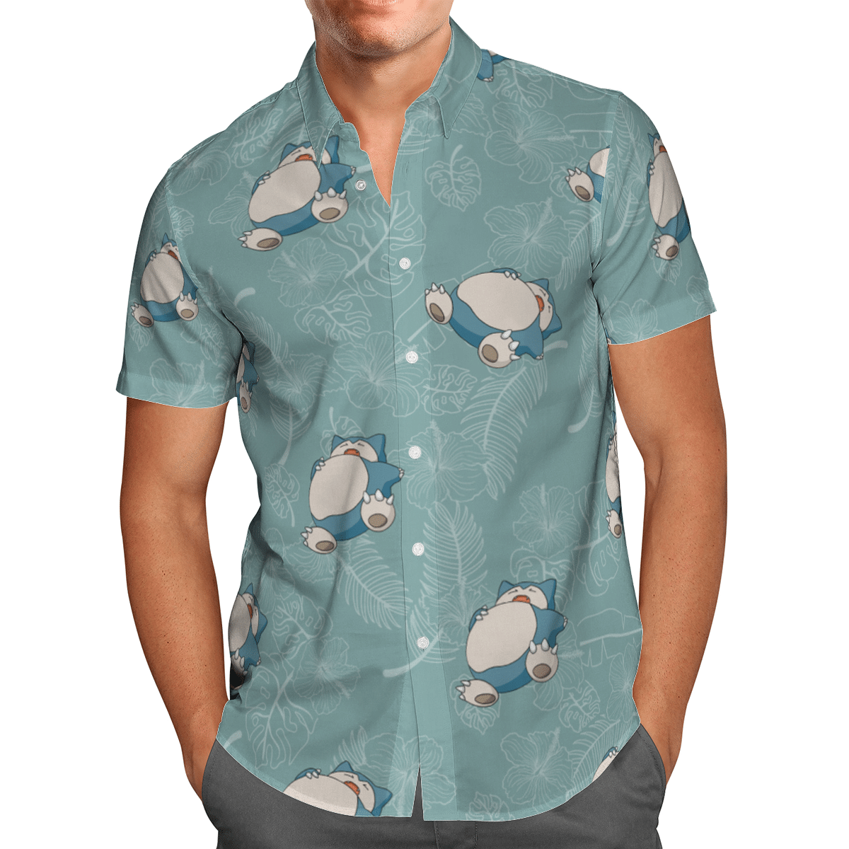 Snorlax Hawaiian Shirt 2