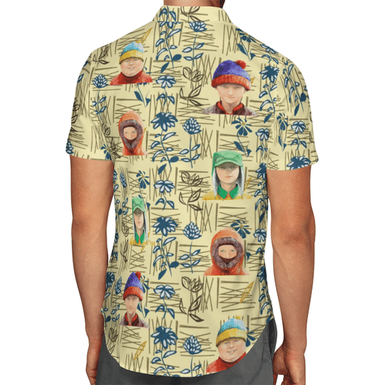 South Park Kenny Cart Man Kyle Stan hawaiian shirt2