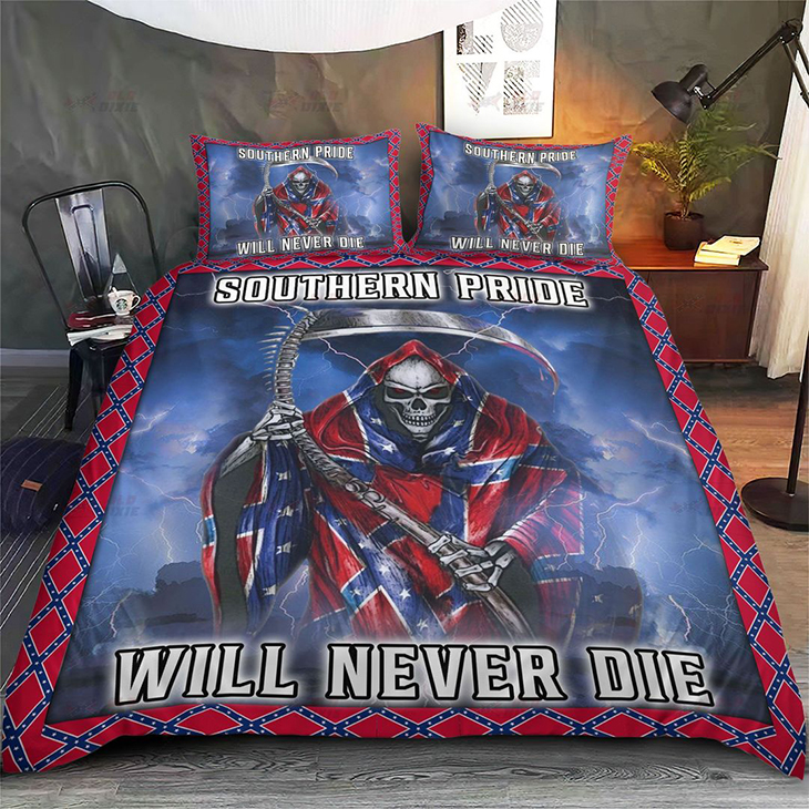 Southern Pride Will Never Die Quilt Bedding Set