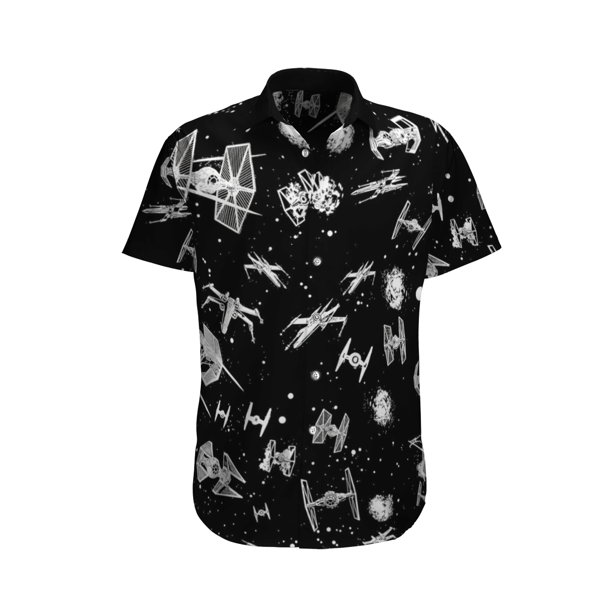 Space ships Hawaiian shirt 1