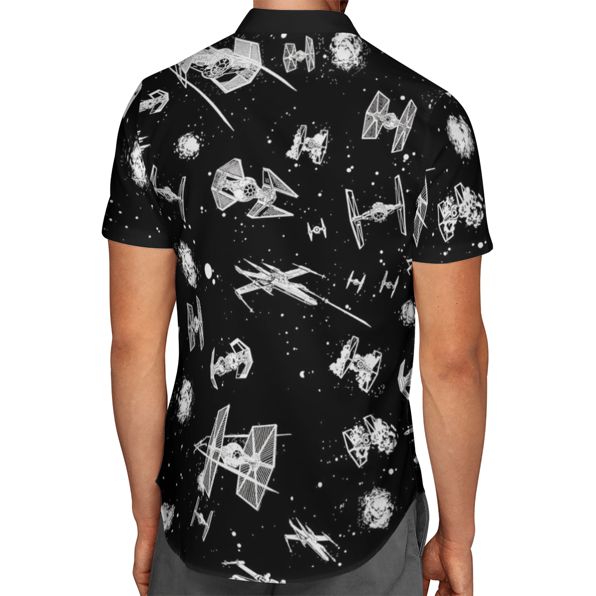 Space ships Hawaiian shirt 2