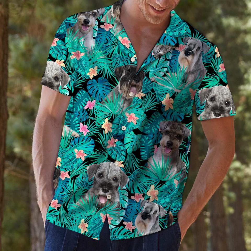 Standard schnauzer hawaiian shirt1