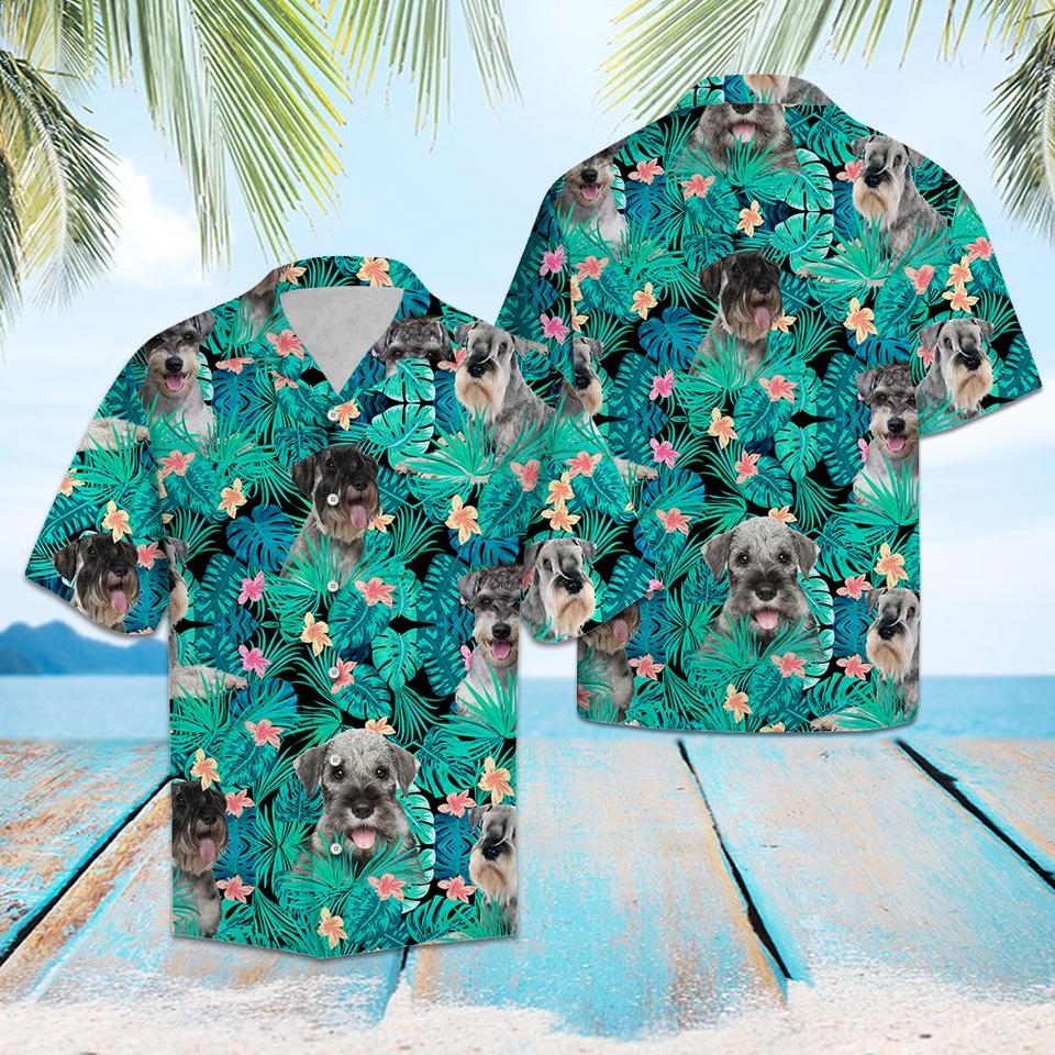 Standard schnauzer hawaiian shirt2