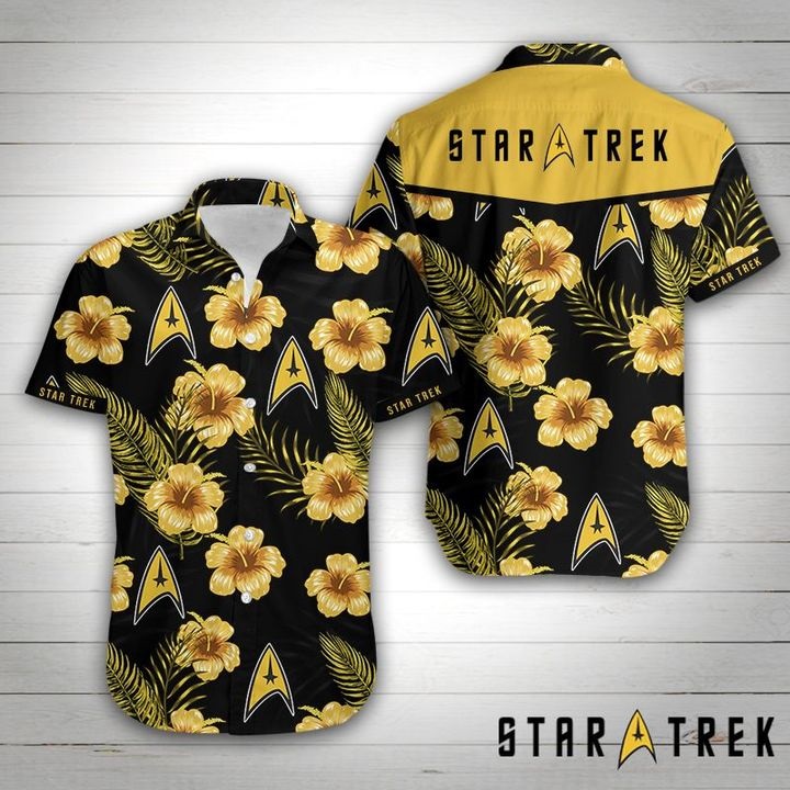 Star Trek logo hawaiian shirt