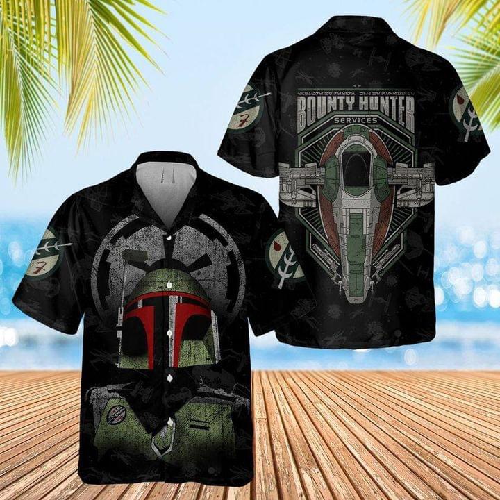 Star Wars Bounty Hunter services hawaiian shirt