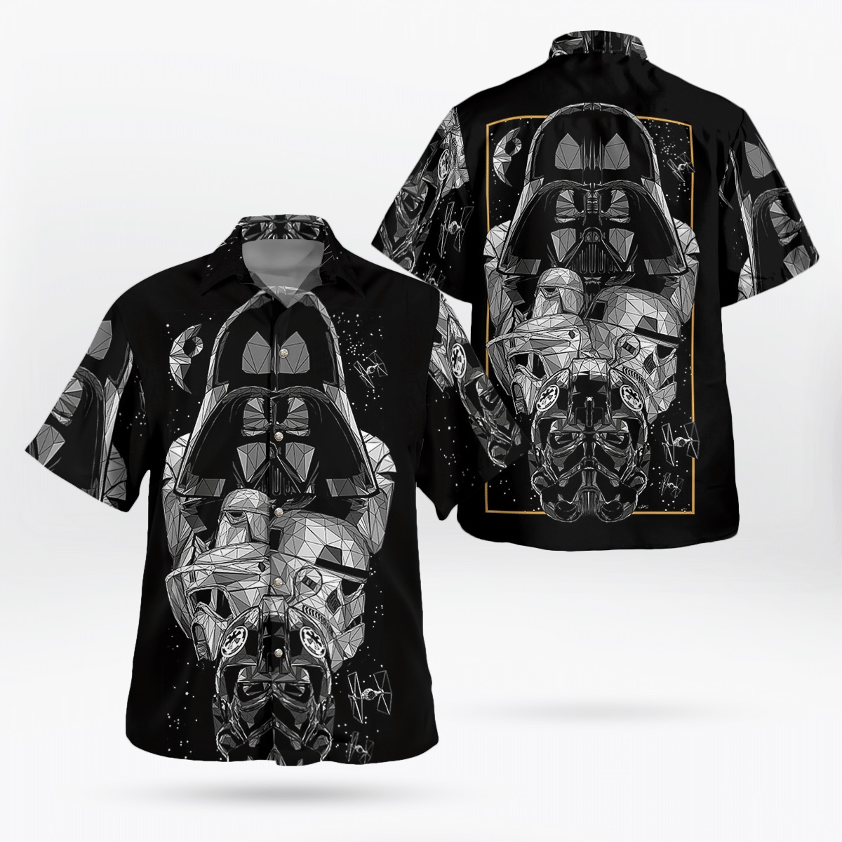 Star Wars Darth Vader Stormtrooper hawaiian shirt