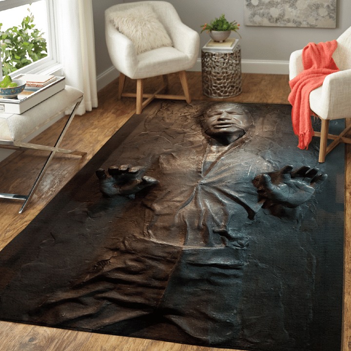 Star Wars Han Solo Stuck In Carbonite Area Rug – Hothot 090821