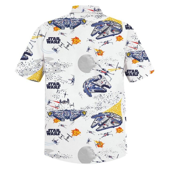 Star Wars Spaceships Short Sleeve Hawaiian Shirt 2