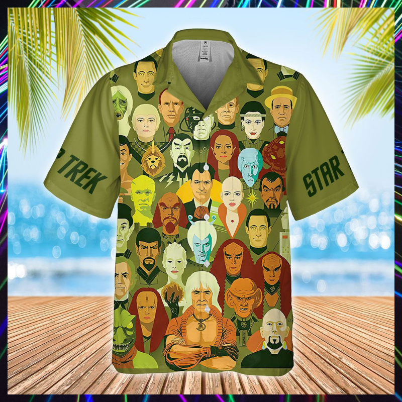Star trek characters Hawaiian shirt 1