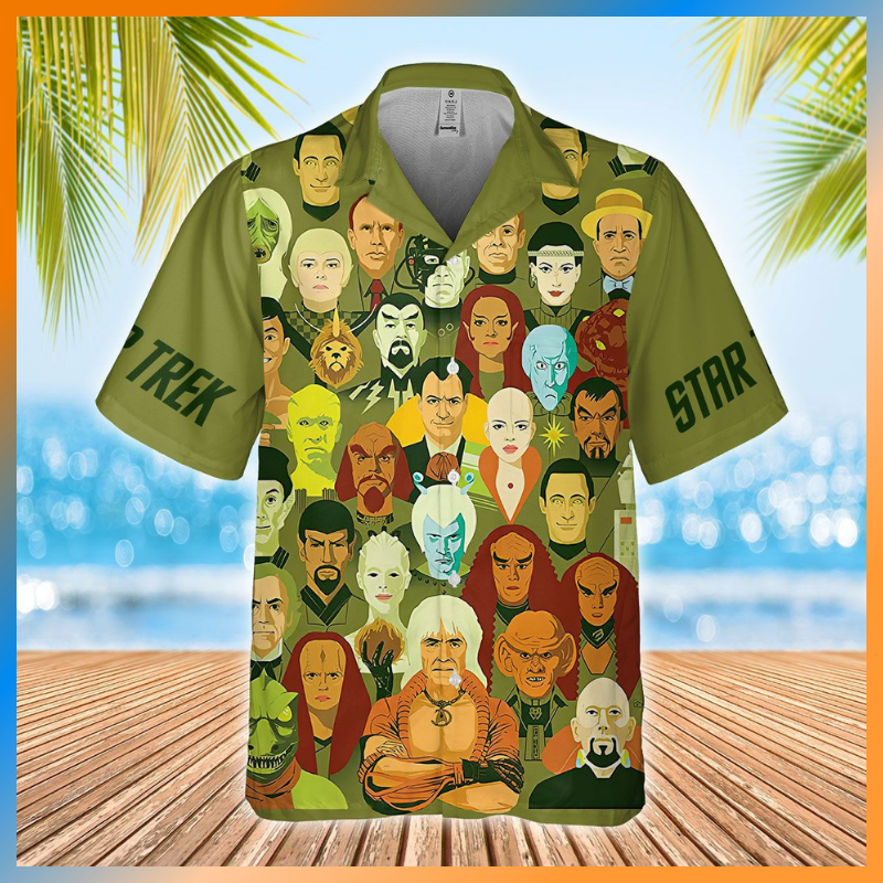 Star trek characters Hawaiian shirt 2