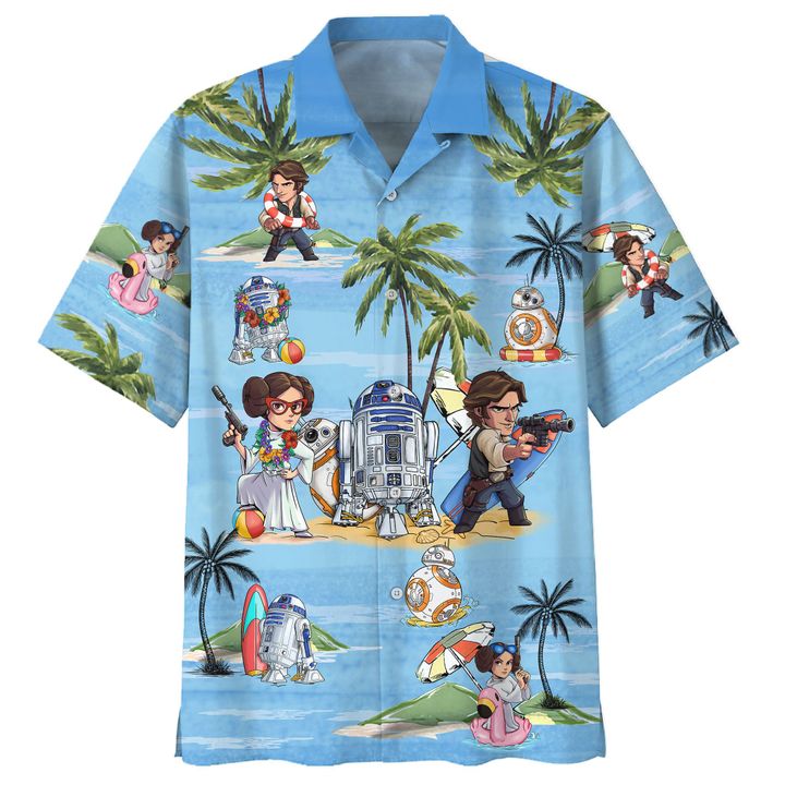 Star wars summer time hawaiian shirt