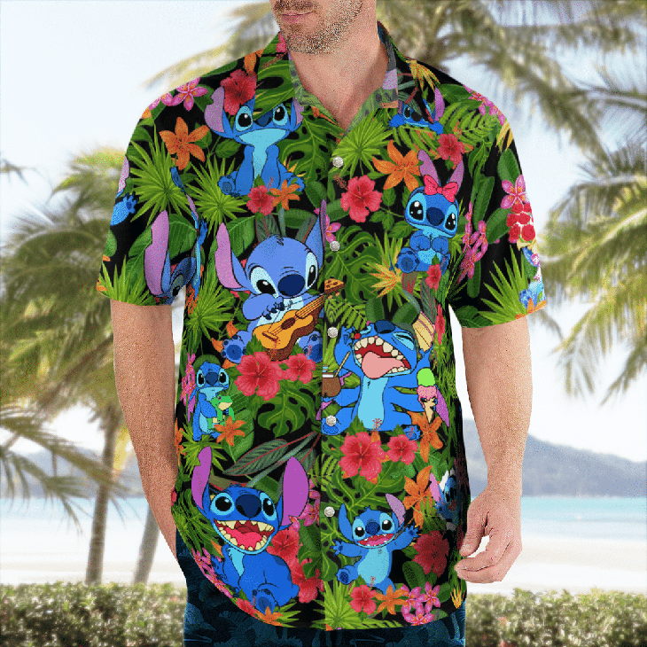 Stitch Funny Hawaiian Shirt2