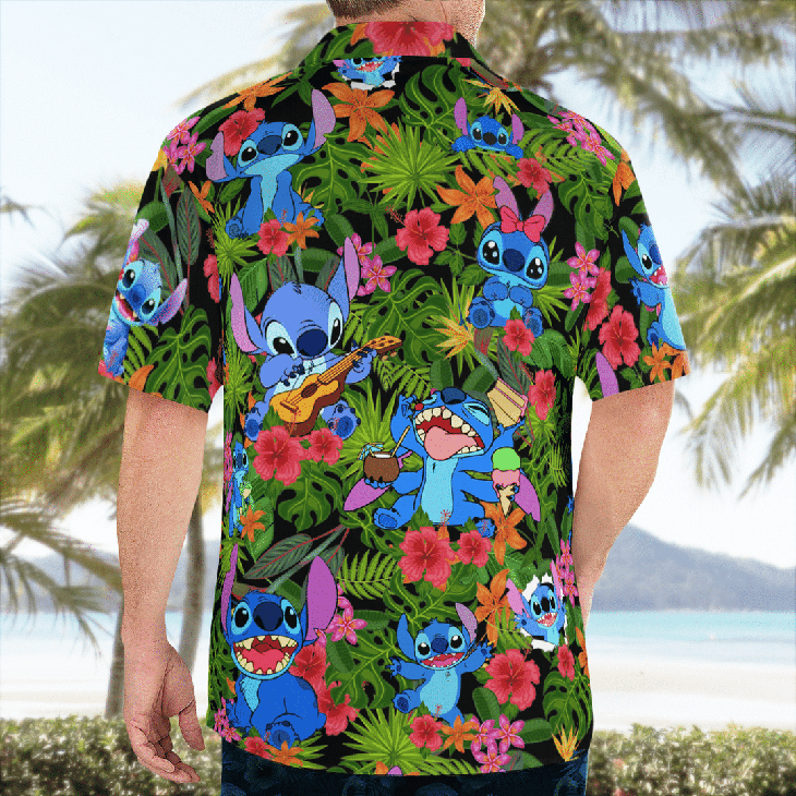 Stitch Funny Hawaiian Shirt3
