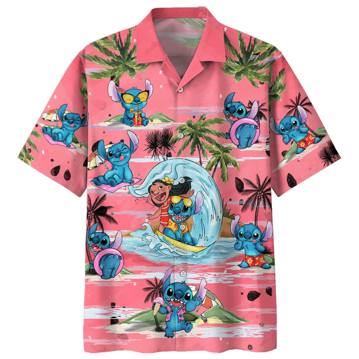 Stitch Summer Time Hawaiian Shirt -BBS