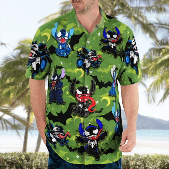 Stitch Venom Hawaiian Shirt2