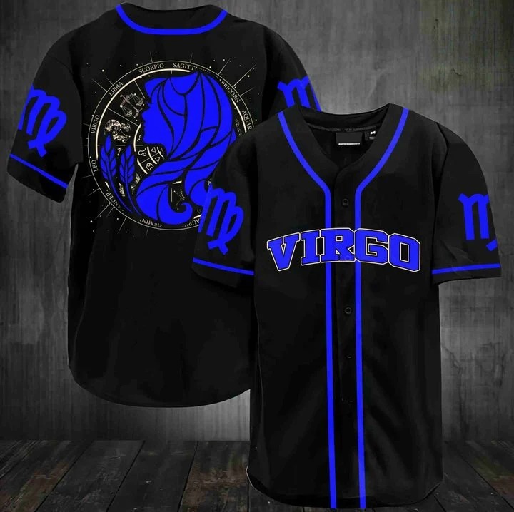 Stunning zodiac virgo baseball jersey