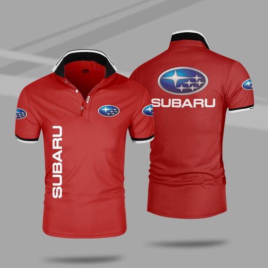 Subaru 3d polo shirt1
