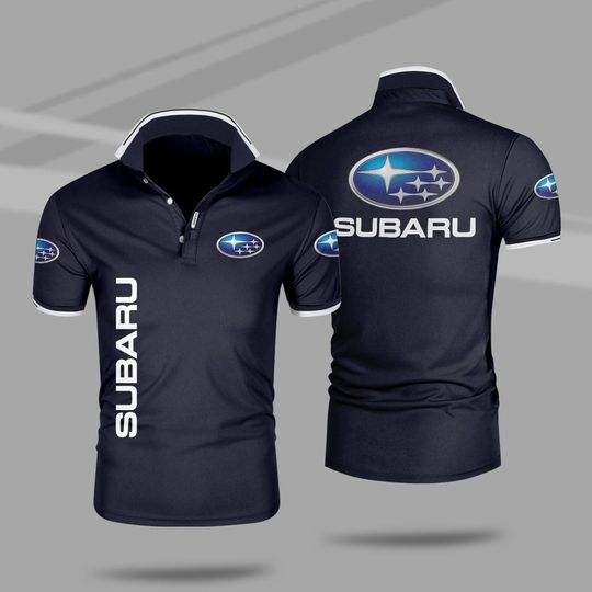 Subaru 3d polo shirt2