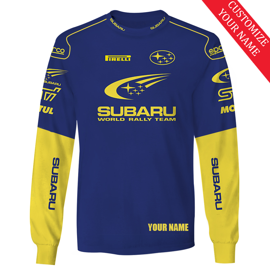 Subaru Motors Finance custom name 3d hoodie and shirt 2