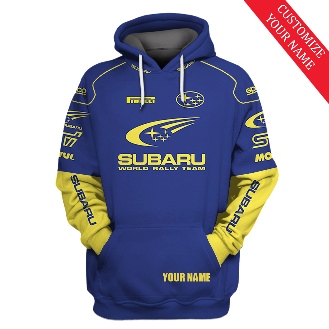 Subaru Motors Finance custom name 3d hoodie and shirt