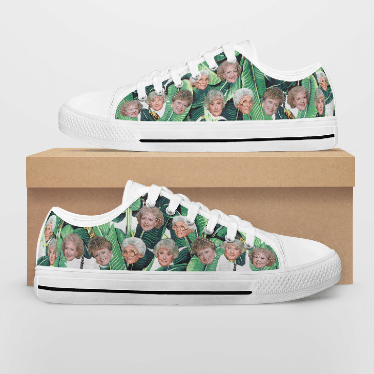 The Golden girls Heads Leaves Low top Shoes – LIMITED EDITION