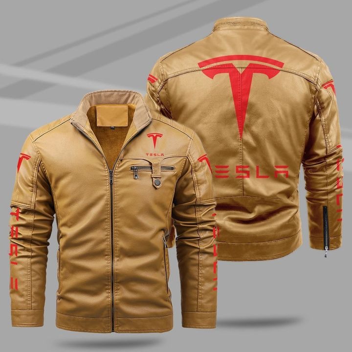 Tesla Fleece Leather Jacket 1
