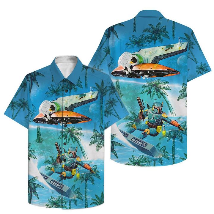 The Mandalorian sufing hawaiian shirt – Teasearch3d 050821