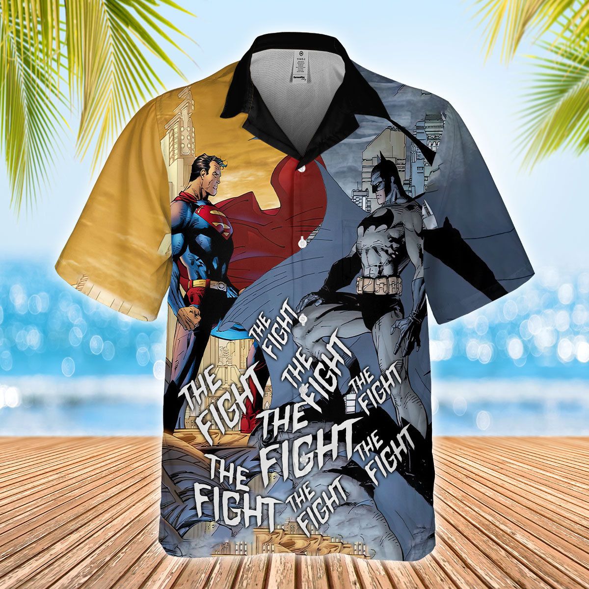 The fight of Batman and Superman Hawaiian shirt