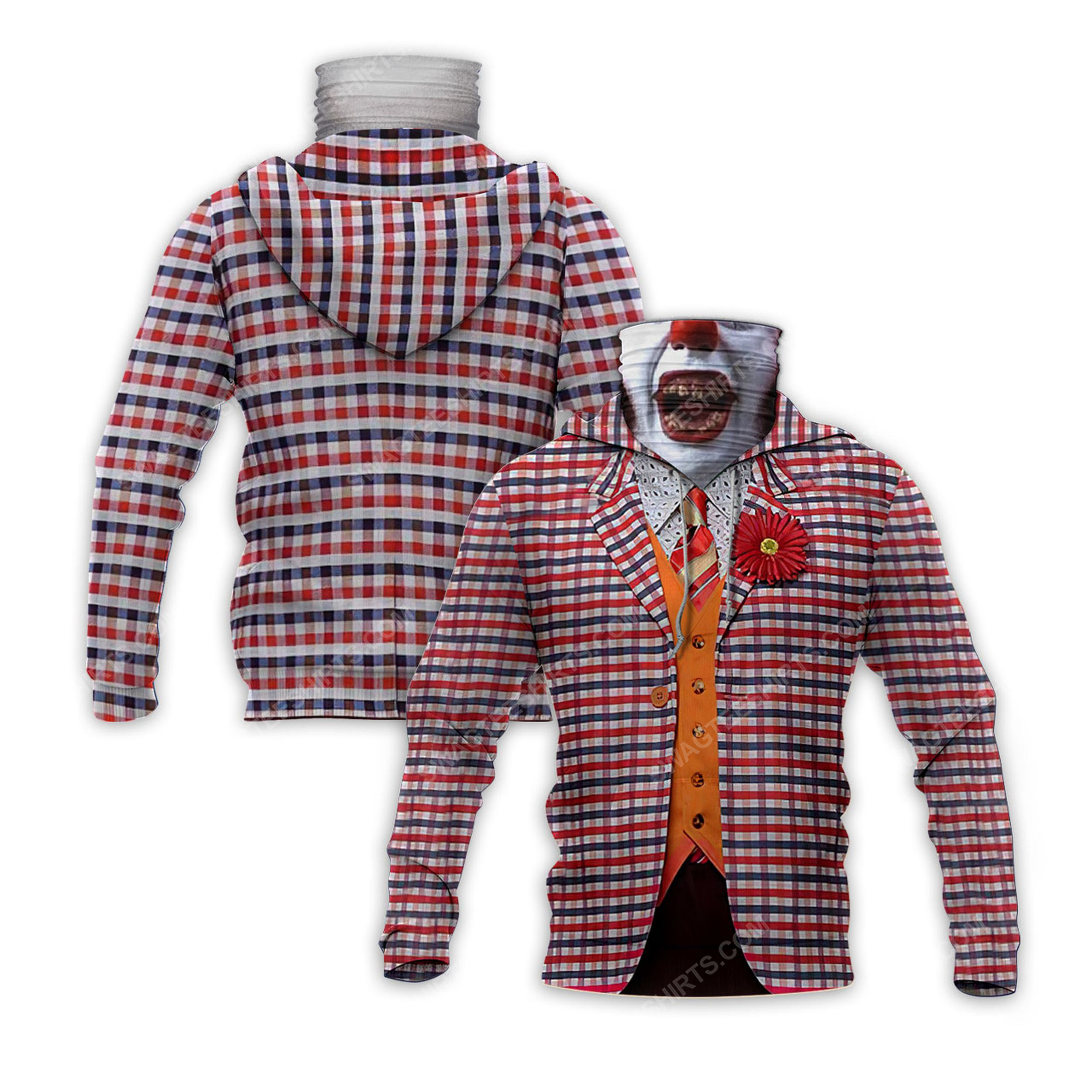 [special edition] The movie joker ​for halloween full print mask hoodie – maria