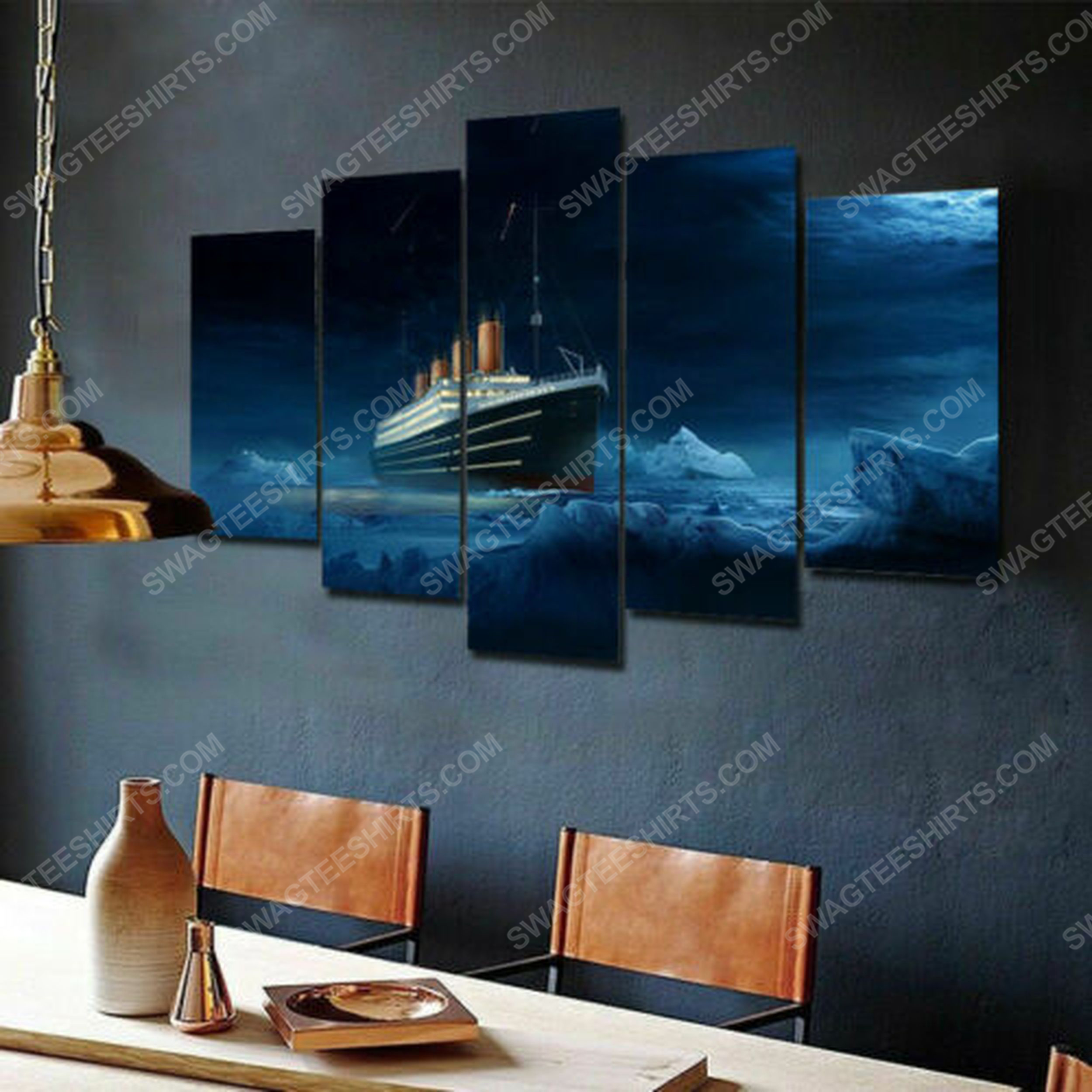 [special edition] Titanic iceberg movie print painting canvas wall art home decor – maria