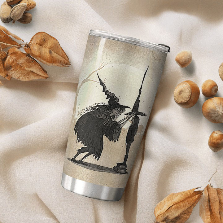 To Be A Witch Is To Be A Healer Teacher Seeker Giver Steel Tumbler 1