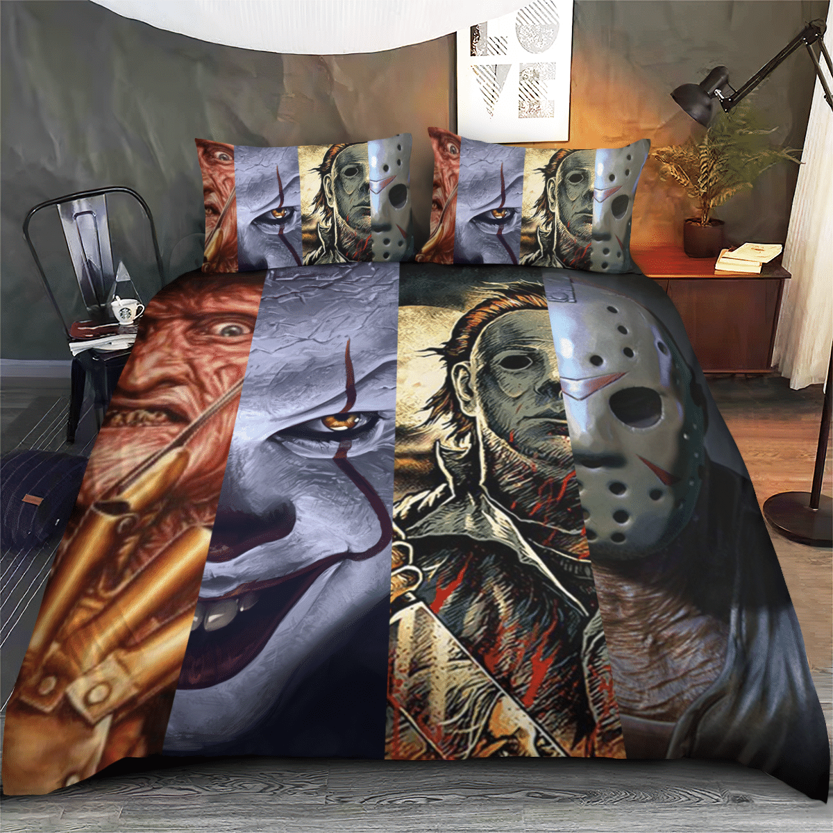 Top Four Horror Guys bedding set – LIMITED EDITION