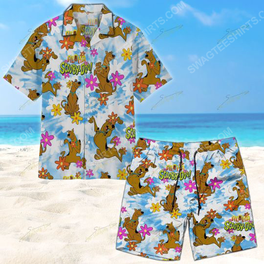 [special edition] Tropical aloha scooby doo summer vacation hawaiian shirt – maria