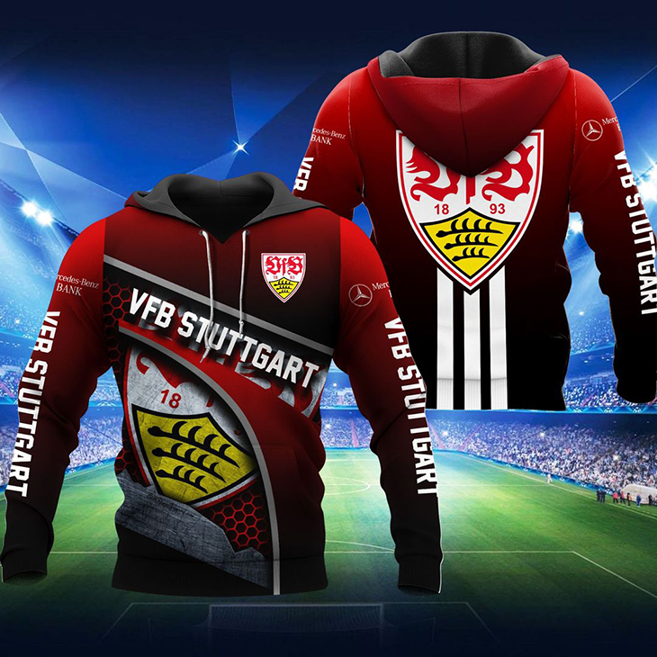 VFB Stuttgart 3d all over print Hoodie – LIMITED EDITION