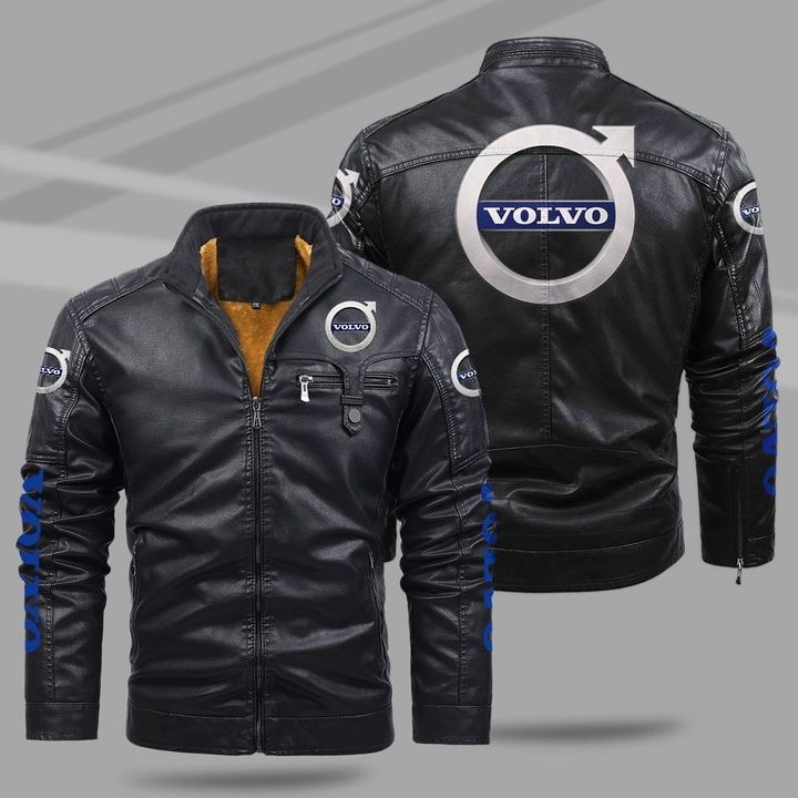 Volvo Fleece Leather Jacket