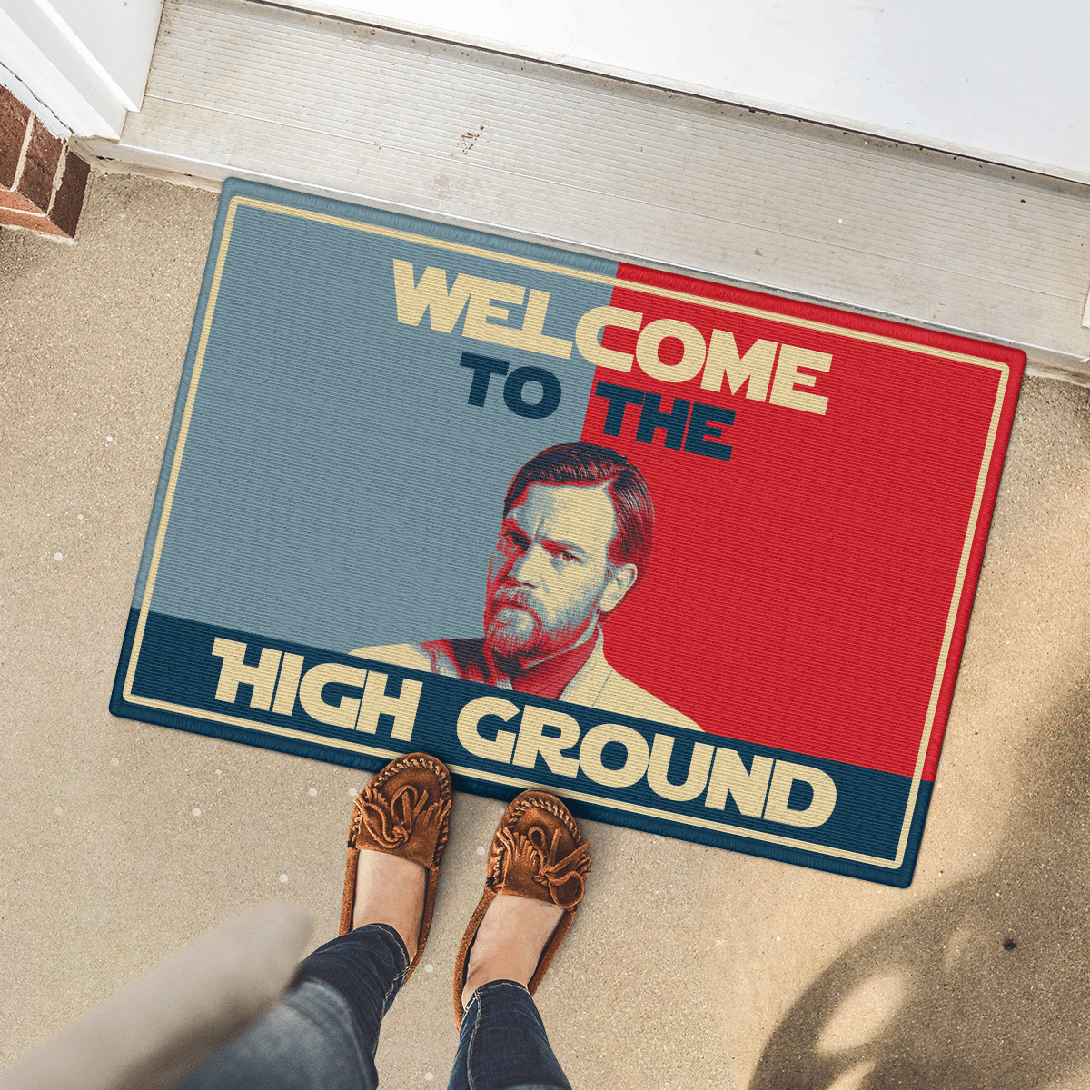Welcome to the high ground doormat