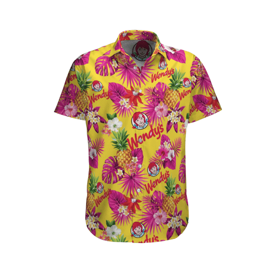 Wendy's Pineapple hawaii shirt