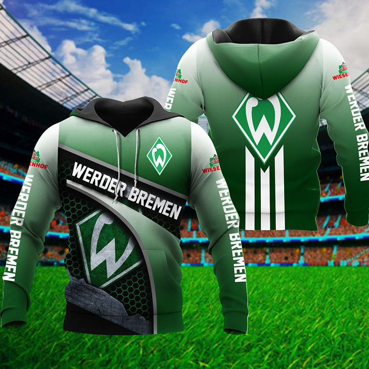 Werder Bremen 3d all over print Hoodie – LIMITED EDITION