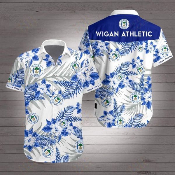 Wigan athletic hawaiian shirt as