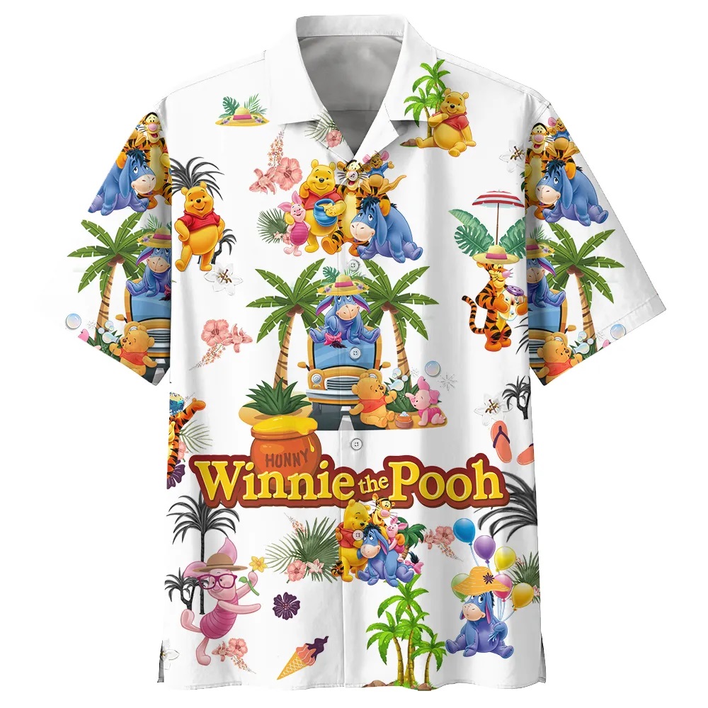 Winnie the Pooh summer hawaiian shirt - Picture 1