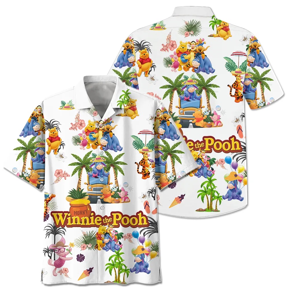 Winnie the Pooh summer hawaiian shirt