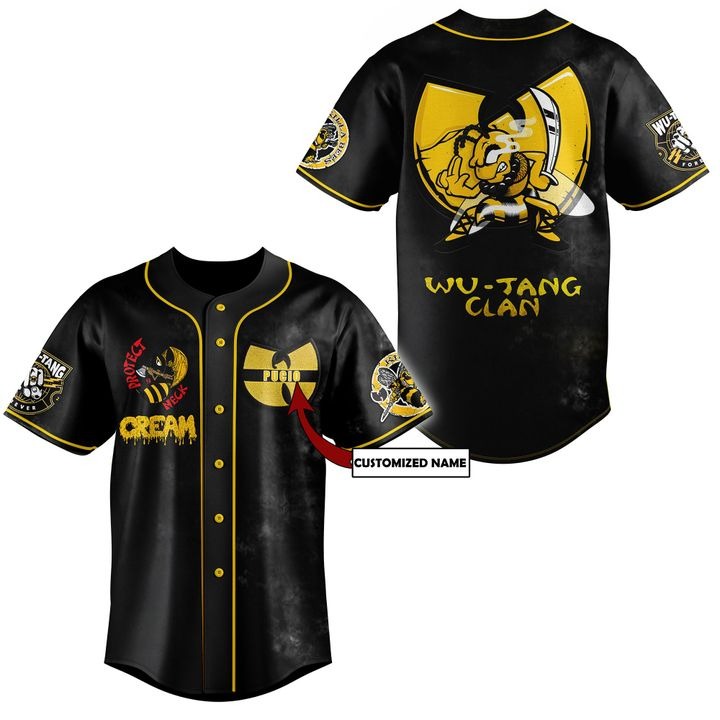 Wu Tang Clan Custom Name Baseball Shirt – BBS