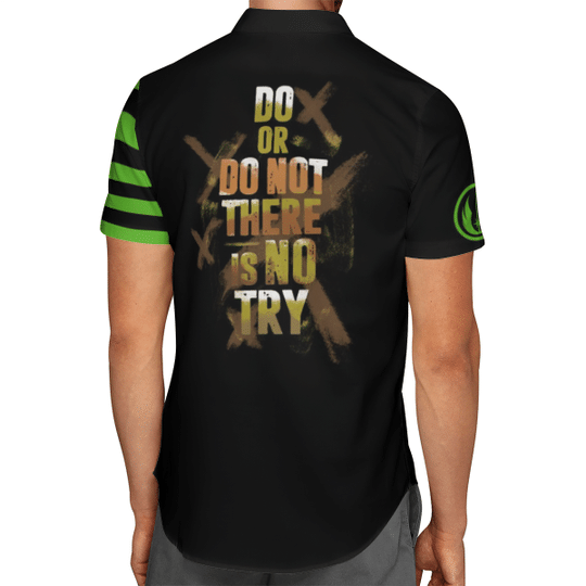 Yoda Do or do not there is no try hawaiian shirt3