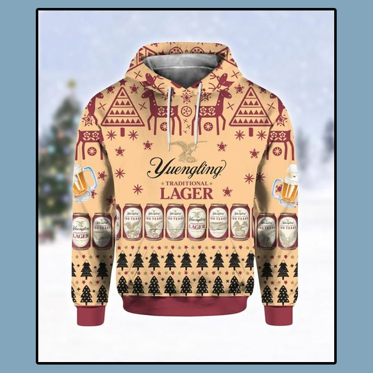 Yuengling lager beer all over print 3d hoodie4