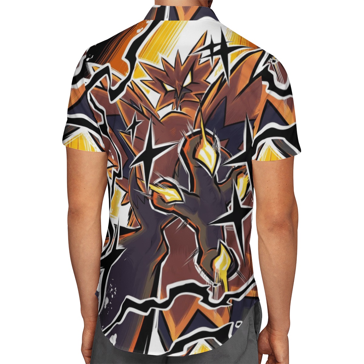 Zapdos pokemon hawaiian shirt - Picture 2