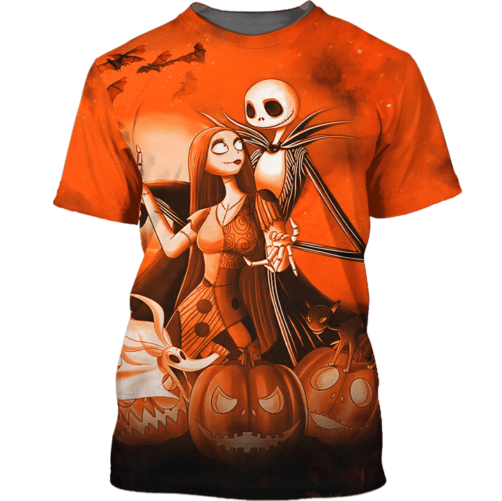 11-Jack Skelington And Sally Halloween Night shirt, hoodie (3)